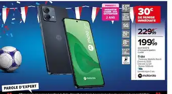 Carrefour Motorola G54 offre