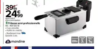 Carrefour Friteuse semi-professionnelle offre