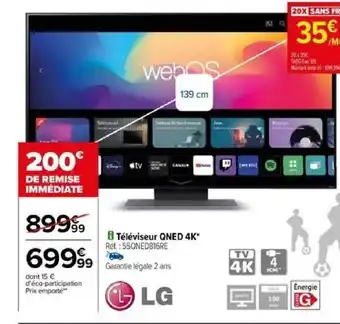Carrefour Téléviseur QNED 4K offre