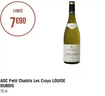 Dubois aoc petit chablis les crays louise