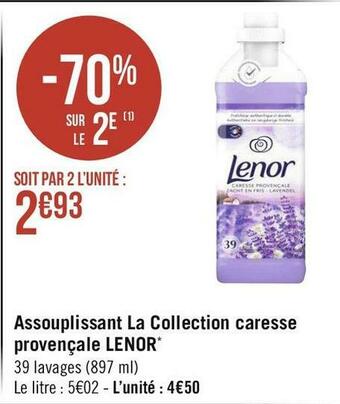 Lenor assouplissant la collection caresse provençale*