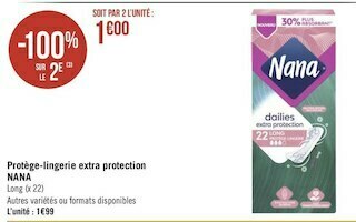 Nana protège-lingerie extra protection