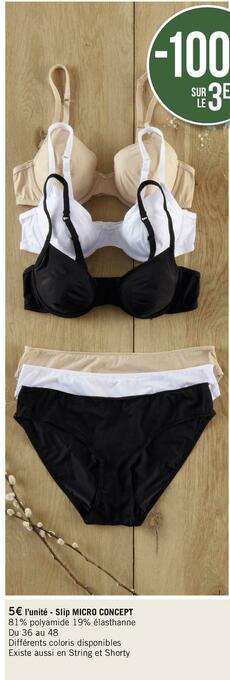 Géant Casino Slip micro concept offre