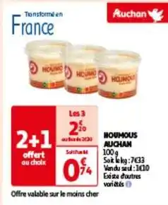 Auchan Auchan - houmous offre