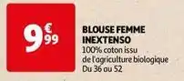 Auchan Inextenso blouse femme offre