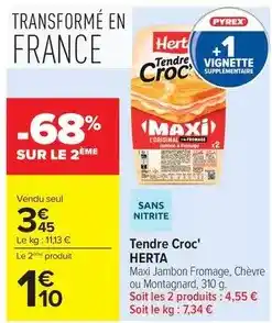 Auchan Supermarché 1664 - bière blonde offre