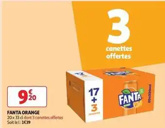 Auchan Supermarché Fanta - orange offre