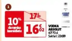 Auchan Absolut - vodka offre