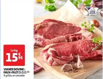 Auchan Supermarché Viande bovine: faux-filet offre