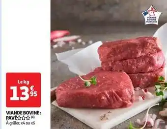 Auchan Supermarché Viande bovine: pavé offre