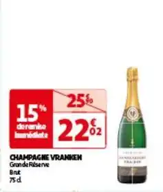 Auchan Vranken - champagne offre