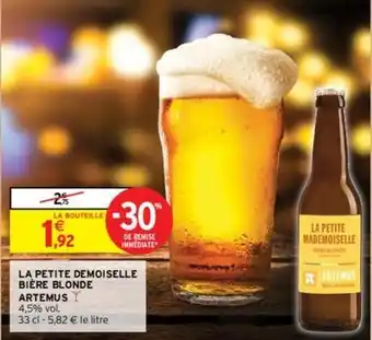 Intermarché Express Bière blonde offre