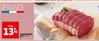 Auchan Supermarché VIANDE BOVINE: VIANDE BOVINE: RÔTI✩✩(1)(2) offre