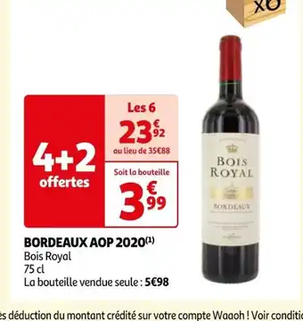 Auchan Supermarché BORDEAUX AOP 2020(¹) offre