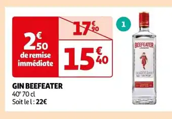 Auchan Supermarché GIN BEEFEATER offre