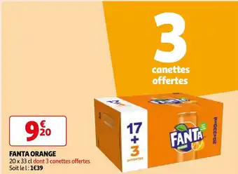 Auchan FANTA ORANGE offre