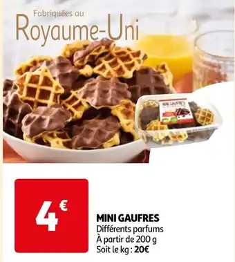 Auchan MINI GAUFRES offre