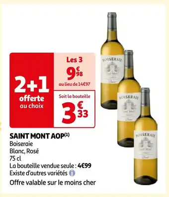 Auchan SAINT MONT AOP(¹) offre