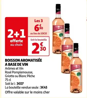 Auchan BOISSON AROMATISÉE A BASE DE VIN offre