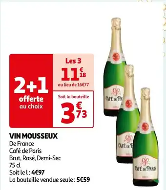 Auchan VIN MOUSSEUX offre