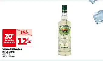 Auchan VODKA ZUBROWKA BISON GRASS offre