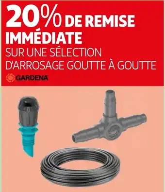 Auchan SUR UNE SÉLECTION D'ARROSAGE GOUTTE À GOUTTE offre