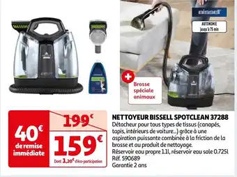 Auchan NETTOYEUR BISSELL SPOTCLEAN 37288 offre