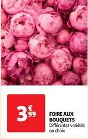Auchan Supermarché Foire aux bouquets offre