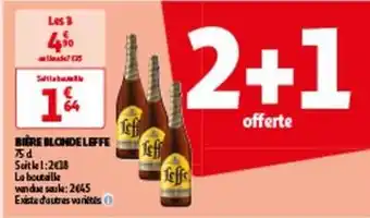 Auchan Leffe - biere blonde offre