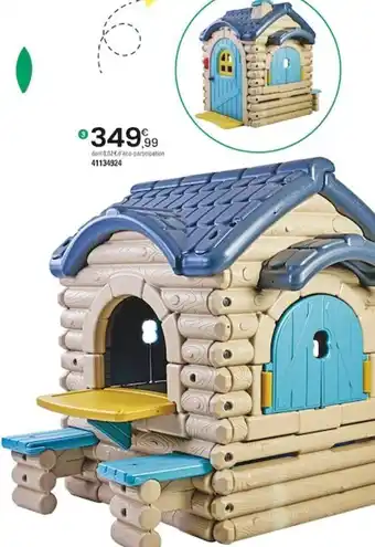 JouéClub Feber-Casual - Maison Woodland Avec Sonnette offre