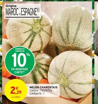 Intermarché Express MELON CHARENTAIS offre