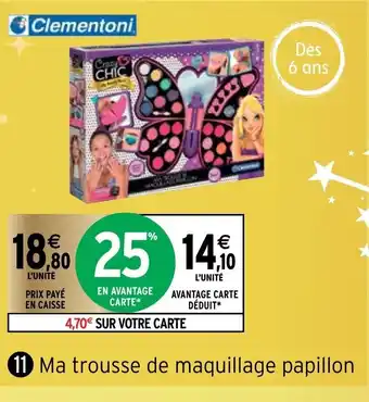 Ma trousse de maquillage papillon