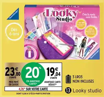 Intermarché Looky studio offre