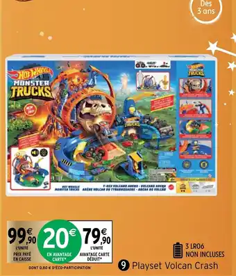 Playset Volcan Crash