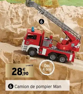Intermarché Camion de pompier Man offre