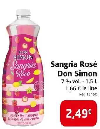 Colruyt Don Simon Sangria Rosé offre