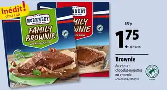 Lidl MCENNEDY Brownie offre