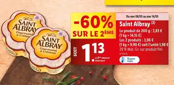 Lidl Saint Albray offre