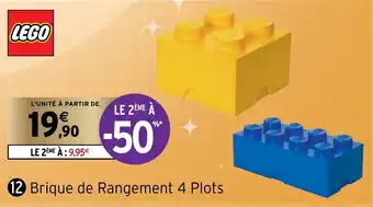 Intermarché Brique de Rangement 4 Plots offre