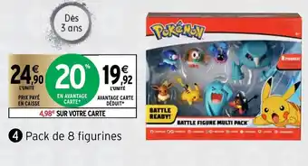Intermarché Pack de 8 Figurines offre