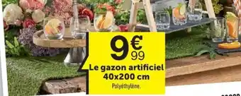 Centrakor Le gazon artificiel 40x200 cm offre