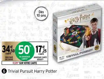 Intermarché Trivial Pursuit Harry Potter offre