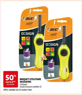 Auchan Supermarché BRIQUET UTILITAIRE DESIGN BIC offre