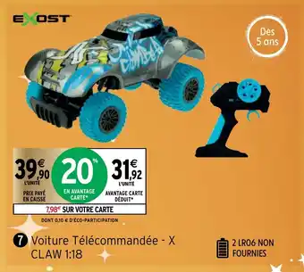 Intermarché Voiture Télécommandée-X offre