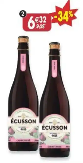 Maximo Lot de 2 bouteilles de cidre rosé 3° offre