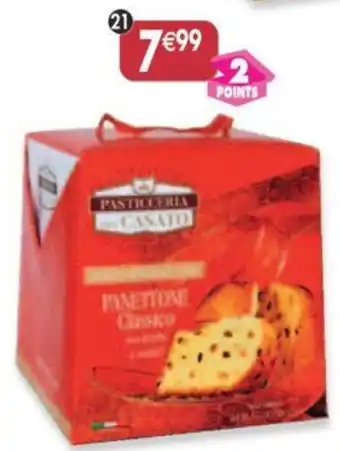 Maximo Panettone pur beurre Pasticceria del Casato - 1kg offre