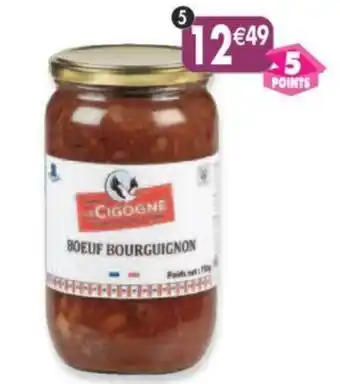 Maximo Boeuf bourguignon. Produits de la Cigogne offre