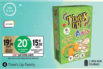 Intermarché Time's Up Family offre