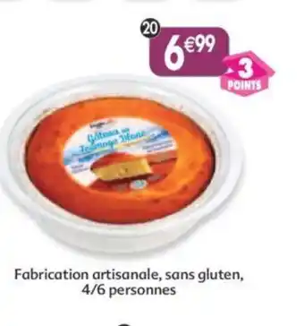 Maximo Gâteau au fromage blanc. légèrement citronné offre