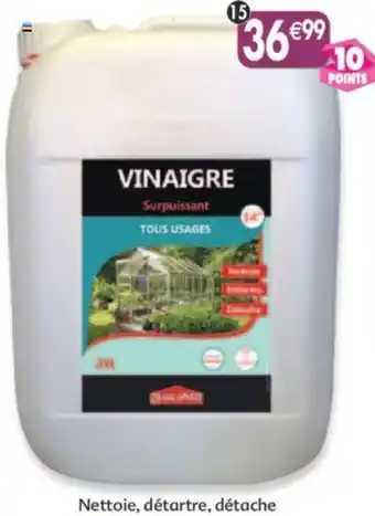 Maximo Vinaigre de nettoyage. surpuissant 14° offre